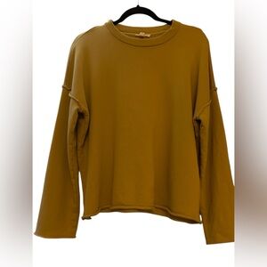 Eileen Fisher Women's Mustard Long Sleeve Top